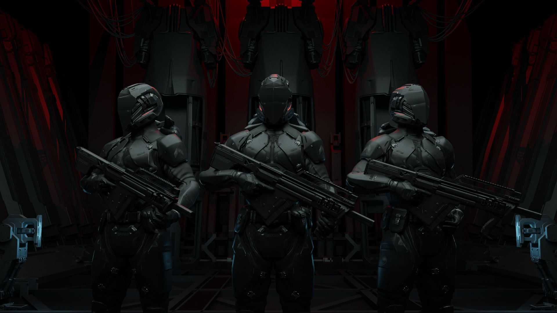 If you like the concept of EVE, but don't feel like you can handle EVE Online, why not try tactical FPS in Vanguard? (Image via CCP Games)